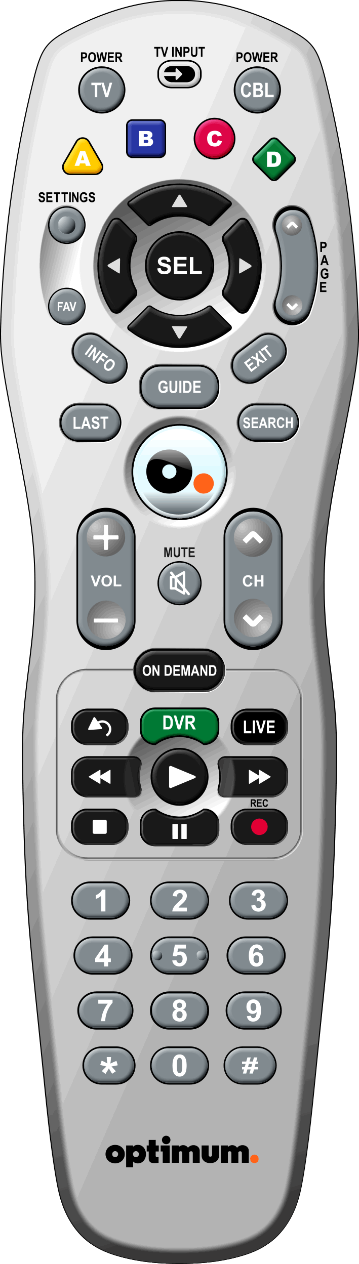Program Cablevision Remote Tv Volume